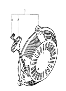 Fig-0 Diagram and Parts List for GC190A Type QHU Honda Engine