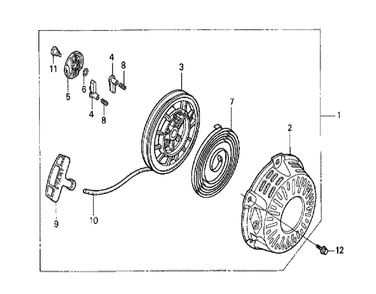 Part Location Diagram of 16570-ZE0-902 Honda CONTROL ASSEMBLY.