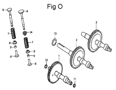 Fig-15 Diagram and Parts List for G100K2 Type SJ2 Honda Engine