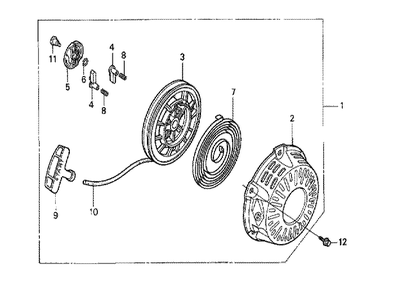 Fig-0 Diagram and Parts List for GX120K1 (KRT4)(43-9099999) Honda Engine