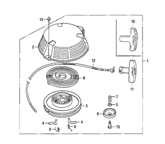 Fig-0 Diagram and Parts List for GXV160UH2 Type N55 Honda Engine