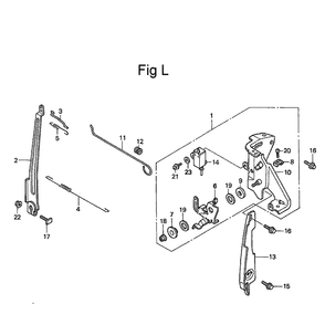 Fig-12 Diagram and Parts List for GC135 Type QHA Honda Engine
