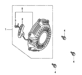 Fig-0 Diagram and Parts List for GX100U Type SE Honda Engine