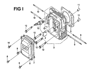 Fig-1 Diagram and Parts List for GXV160H2 Type C14 Honda Engine