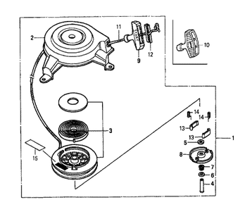 Fig-0 Diagram and Parts List for GXV160K1 Type N5M Honda Engine