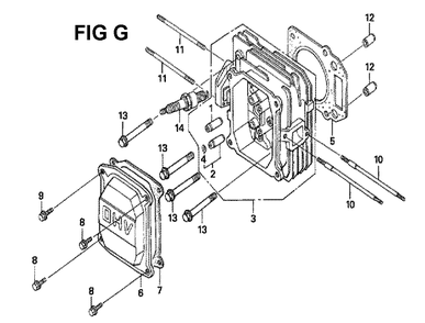 Fig-2 Diagram and Parts List for GXV160UH2 Type A12W Honda Engine