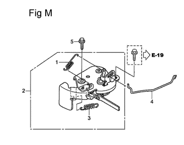 Fig-13 Diagram and Parts List for GSV190LA Type S3A Honda Engine
