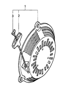 Fig-0 Diagram and Parts List for GC160A Type VXC Honda Engine