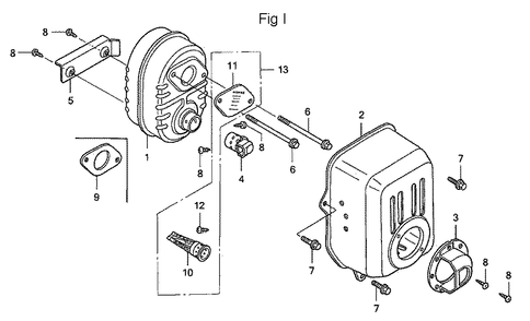 Fig-9 Diagram and Parts List for GC160A Type QEA2 Honda Engine