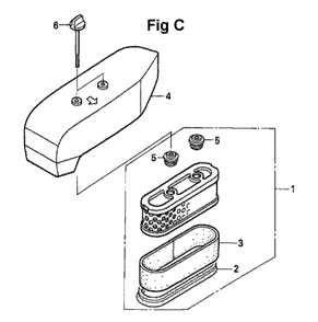 Fig-11 Diagram and Parts List for GXV160UA1 Type A1T Honda Engine