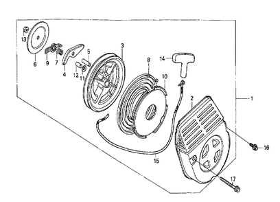 Part Location Diagram of 18310-734-750 Honda Muffler Comp.