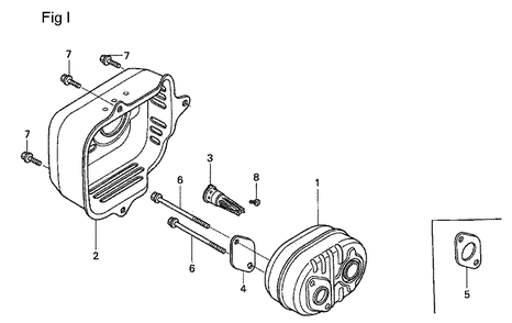 Fig-9 Diagram and Parts List for GSV190A Type A1AF Honda Engine