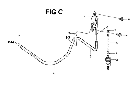 Fig-15 Diagram and Parts List for GXV530 Type DXA1 Honda Engine