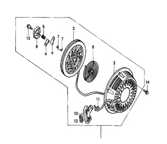 Fig-0 Diagram and Parts List for GX240K1 Type SJP Honda Engine