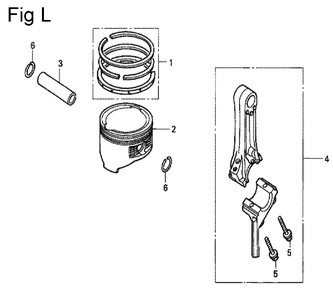Fig-12 Diagram and Parts List for GC135 Type QFJ Honda Engine