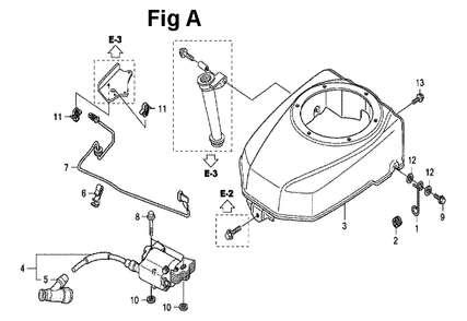 Part Location Diagram of 16910-ZBH-821 Honda FILTER, FUEL