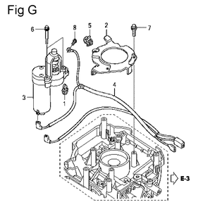 Fig-7 Diagram and Parts List for GCV160LA Type R3A Honda Engine
