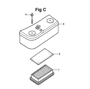 Fig-13 Diagram and Parts List for GXV140 Type N1 Honda Engine