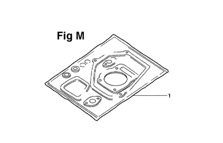Fig-5 Diagram and Parts List for GXV140 Type N2 Honda Engine