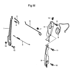 Fig-13 Diagram and Parts List for GC160A Type DEAF Honda Engine