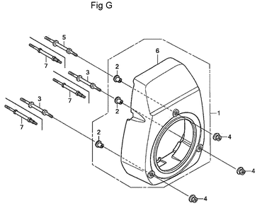 Fig-7 Diagram and Parts List for GC160LA Type QHA Honda Engine