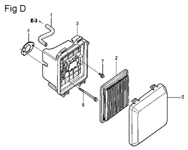 Fig-4 Diagram and Parts List for GCV160LA Type A1A Honda Engine