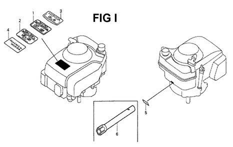 Fig-2 Diagram and Parts List for GXV160K1 Type SFL Honda Engine