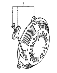 Fig-0 Diagram and Parts List for GC160 Type VHJ Honda Engine