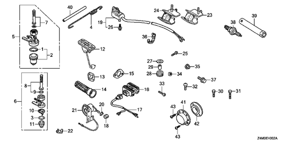 Other Parts (3) Diagram and Parts List for GX160UT2 (Type  SHCC/A)(GCBPT-1000001 - 9999999) Honda Engine