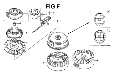 Fig-9 Diagram and Parts List for GXV160 Type SFL Honda Engine
