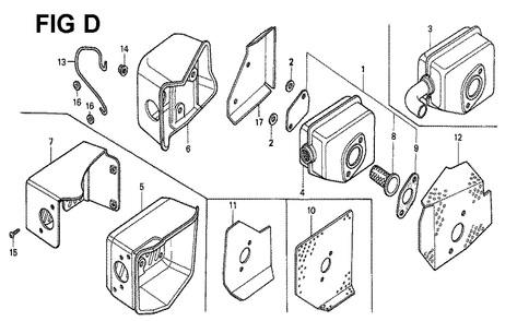 Fig-2 Diagram and Parts List for GXV160K1 Type N1 Honda Engine