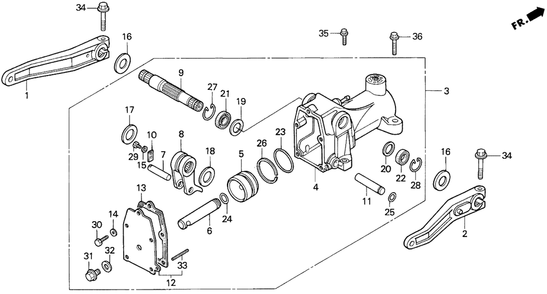 Part Location Diagram of 90508-752-000 Honda Washer, Plain (Outer) (25.5mm)