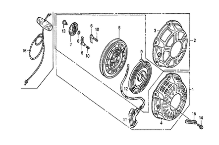 Fig-0 Diagram and Parts List for GX160K1 (SE)(86-9099999) Honda Engine