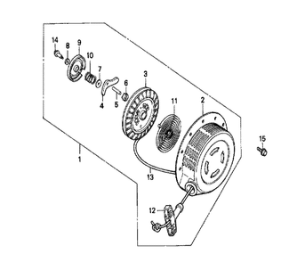 Fig-0 Diagram and Parts List for GX240 Type L2 Honda Engine
