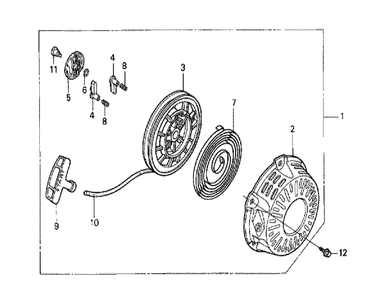 Fig-0 Diagram and Parts List for GX120K1 (WME4)(43-9099999) Honda Engine