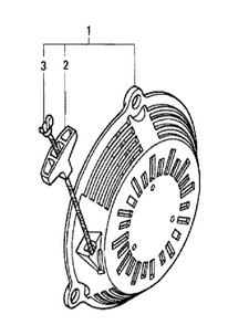 Fig-0 Diagram and Parts List for GC160A Type QHE Honda Engine