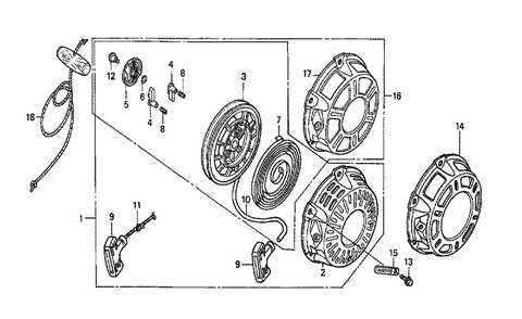 Fig-0 Diagram and Parts List for GX160K1 (PHM)(20-8669999) Honda Engine