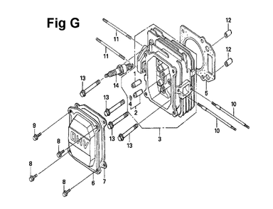 Fig-8 Diagram and Parts List for GXV160UH2 Type N4 Honda Engine