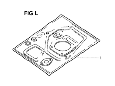 Fig-10 Diagram and Parts List for GXV160 Type P Honda Engine