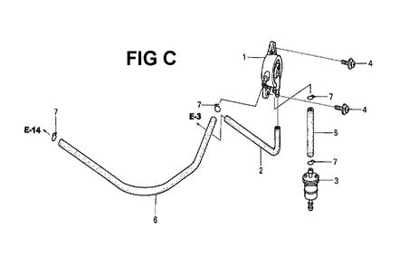 Fig-4 Diagram and Parts List for GXV530 Type JXA3 Honda Engine