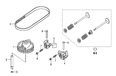 Fig-0 Diagram and Parts List for GCV160LA Type N7A1 Honda Engine
