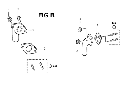 Fig-8 Diagram and Parts List for GXV520U Type QEA3 Honda Engine
