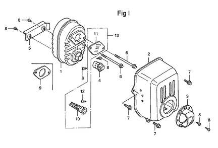 Fig-9 Diagram and Parts List for GC160 Type WKT2 Honda Engine
