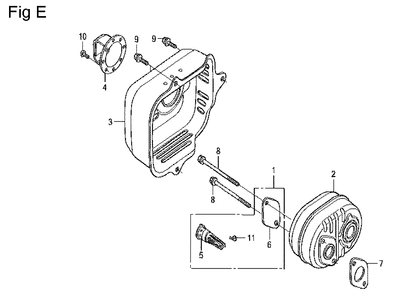 Part Location Diagram of 18350-ZL8-000 Lawn Boy Arrester-Spark