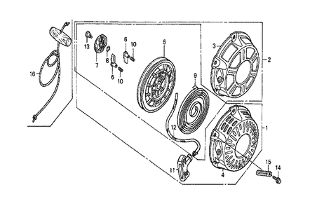 Fig-0 Diagram and Parts List for GX160K1 (STQ)(86-9099999) Honda Engine