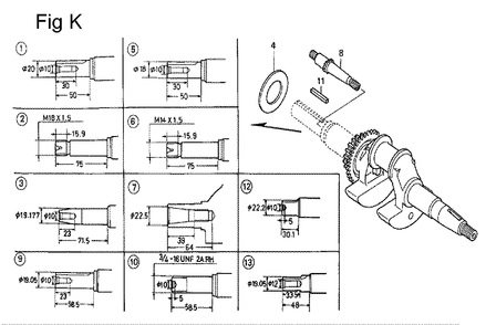 Fig-11 Diagram and Parts List for GC160 Type QHE Honda Engine