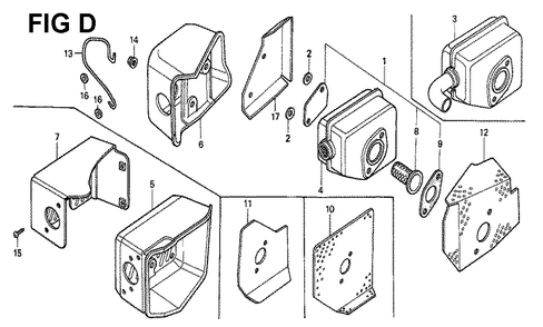 Fig-10 Diagram and Parts List for GXV160K1 Type N4 Honda Engine