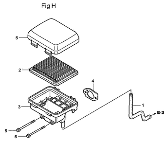 Fig-8 Diagram and Parts List for GC160LA Type MHA2 Honda Engine