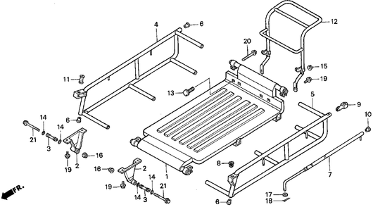 Part Location Diagram of 94102-12000 Honda Washer, Plain (12mm)