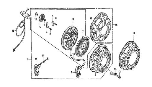 Fig-0 Diagram and Parts List for GX160K1 (VED6)(61-8669999) Honda Engine